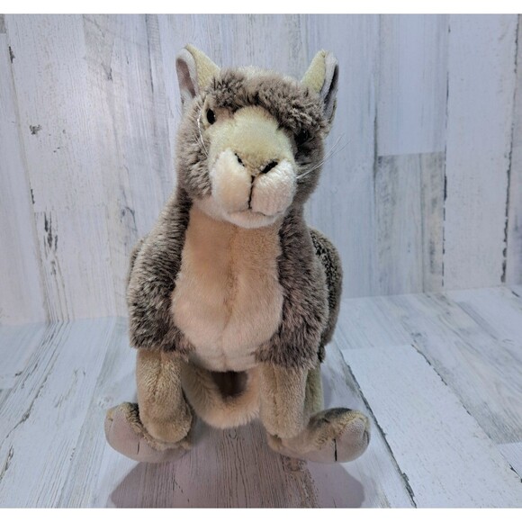 Kangaroo Plush FAO 16" Tall Stuffed Animal Toys R Us Outback Safari No Baby Joey - Picture 2 of 16